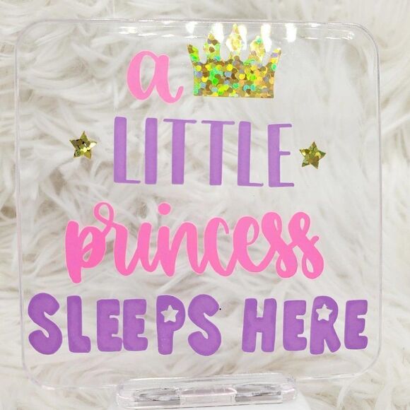 Prince OR Princess Night Light, Nursery Night Light - Picture 12 of 12